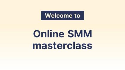 Online Masterclass Intro