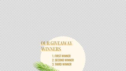 Giveaway Winners — Holiday Season Theme